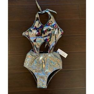 NWT Rave Wonderland Bodysuit size M/L